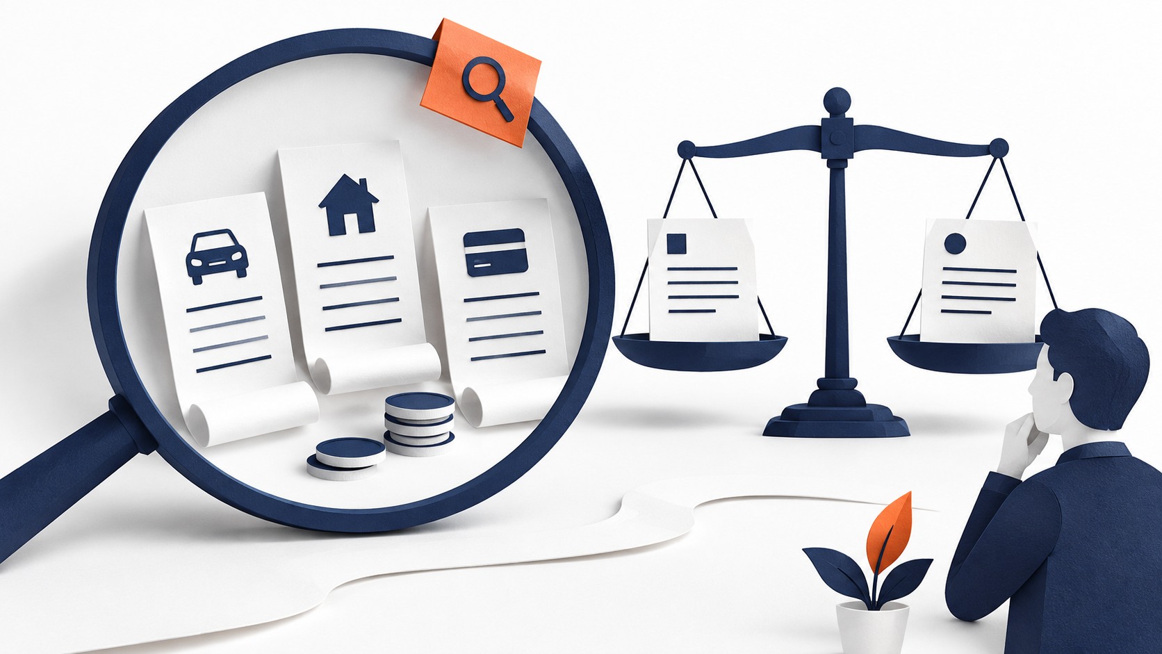 Inspect borrowing costs and terms alongside fees; no actual interest rates are shown.